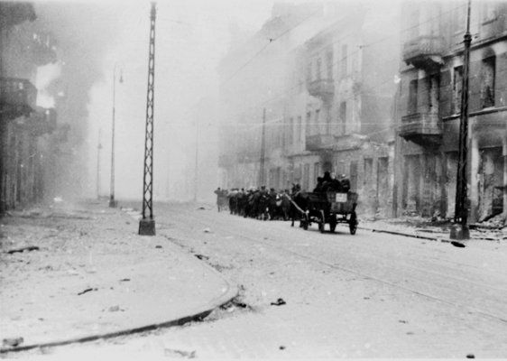 The former Jewish quarter after destruction